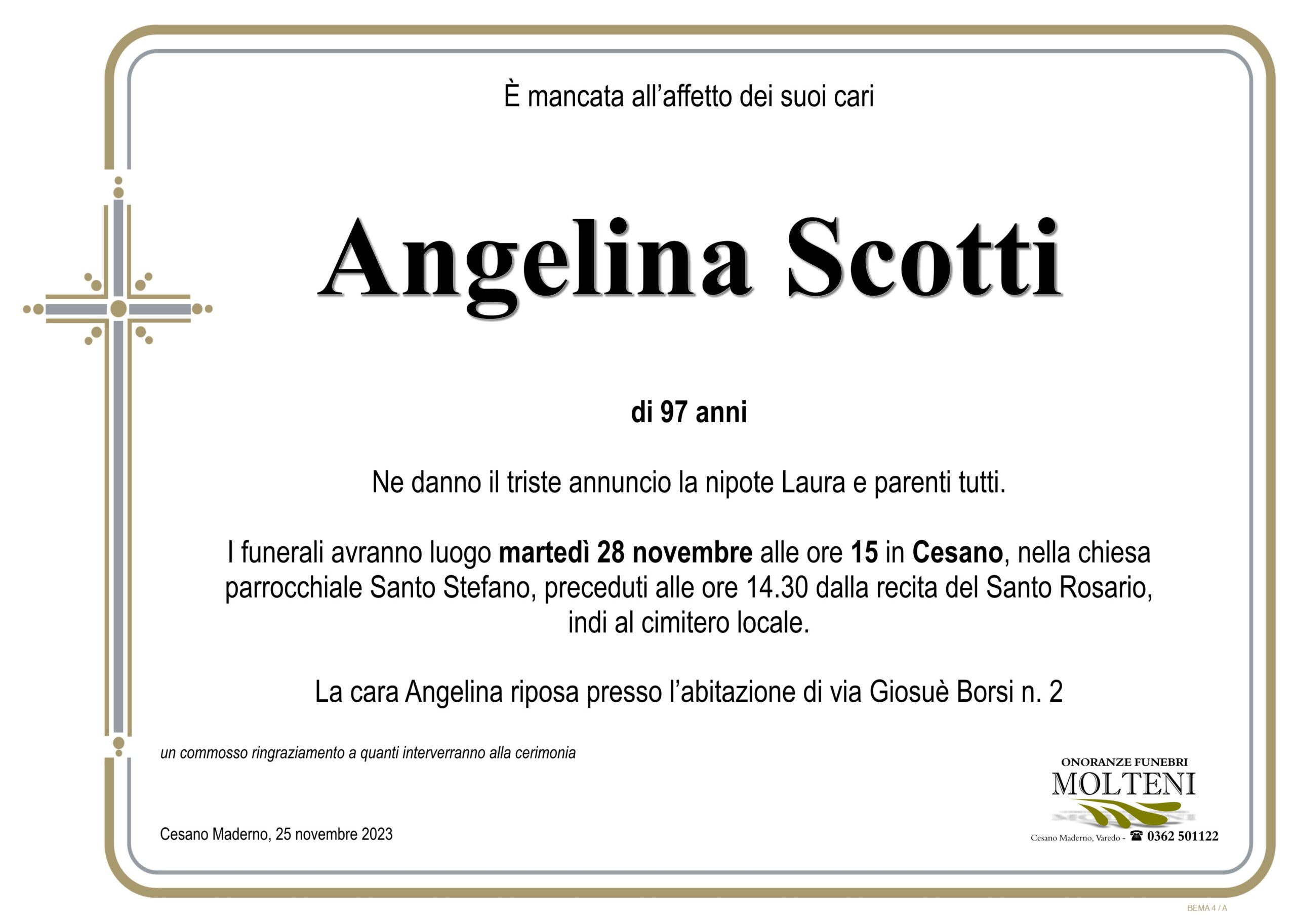 Angelina Scotti<p>Classe 1926</p>