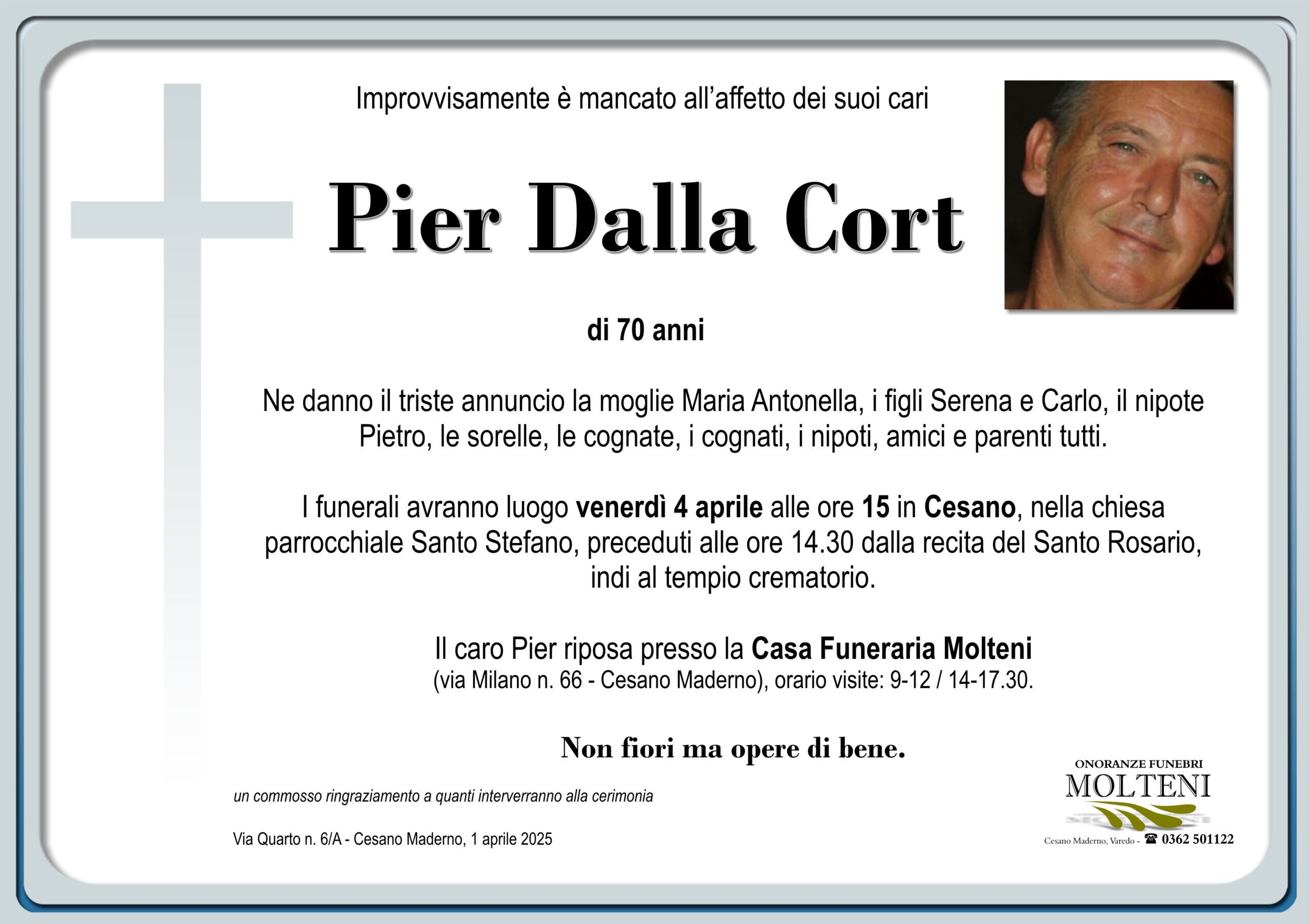 Pier Dalla Cort<p>Classe 1954</p>