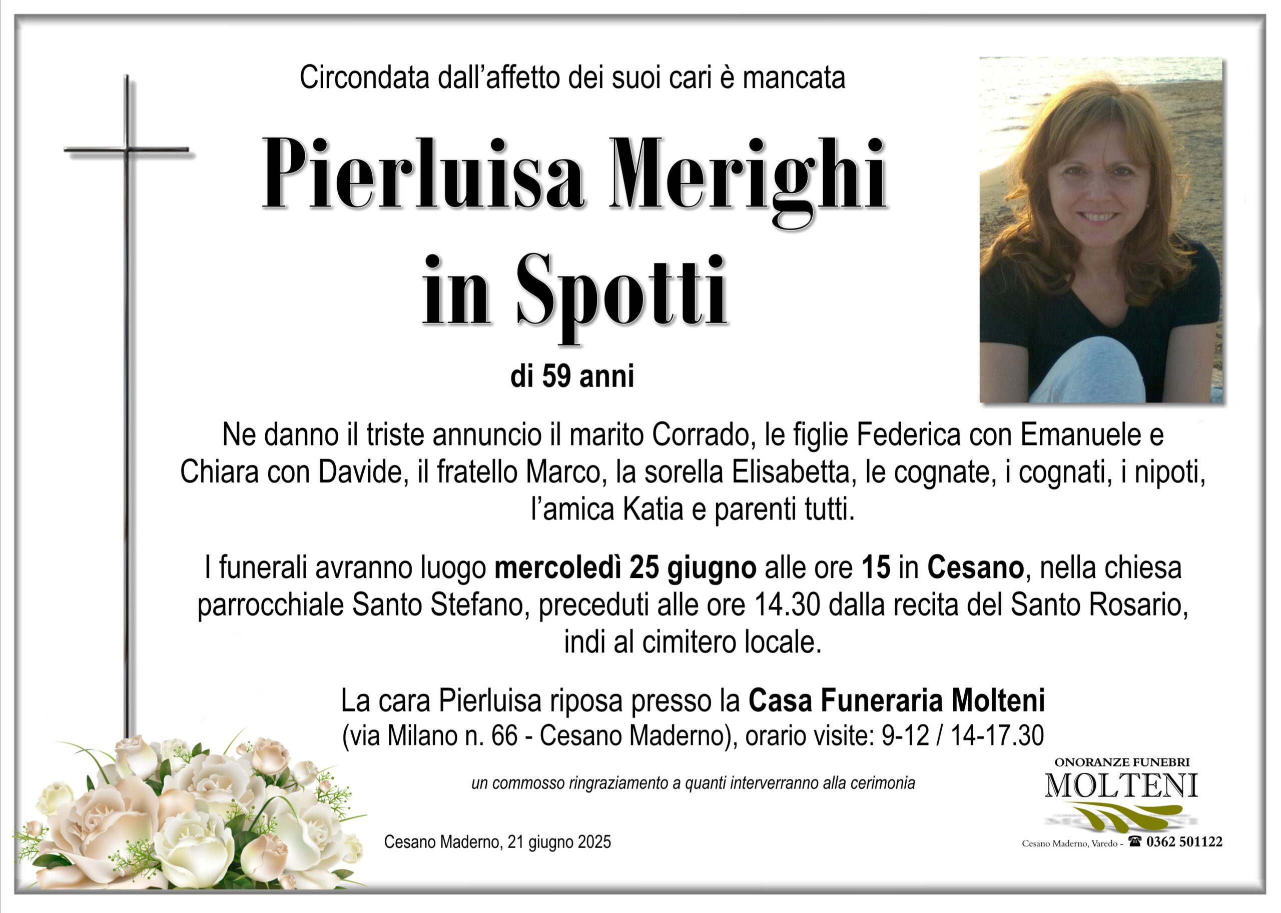 Pierluisa Merighi<br>in Spotti<p>Classe 1965<p>