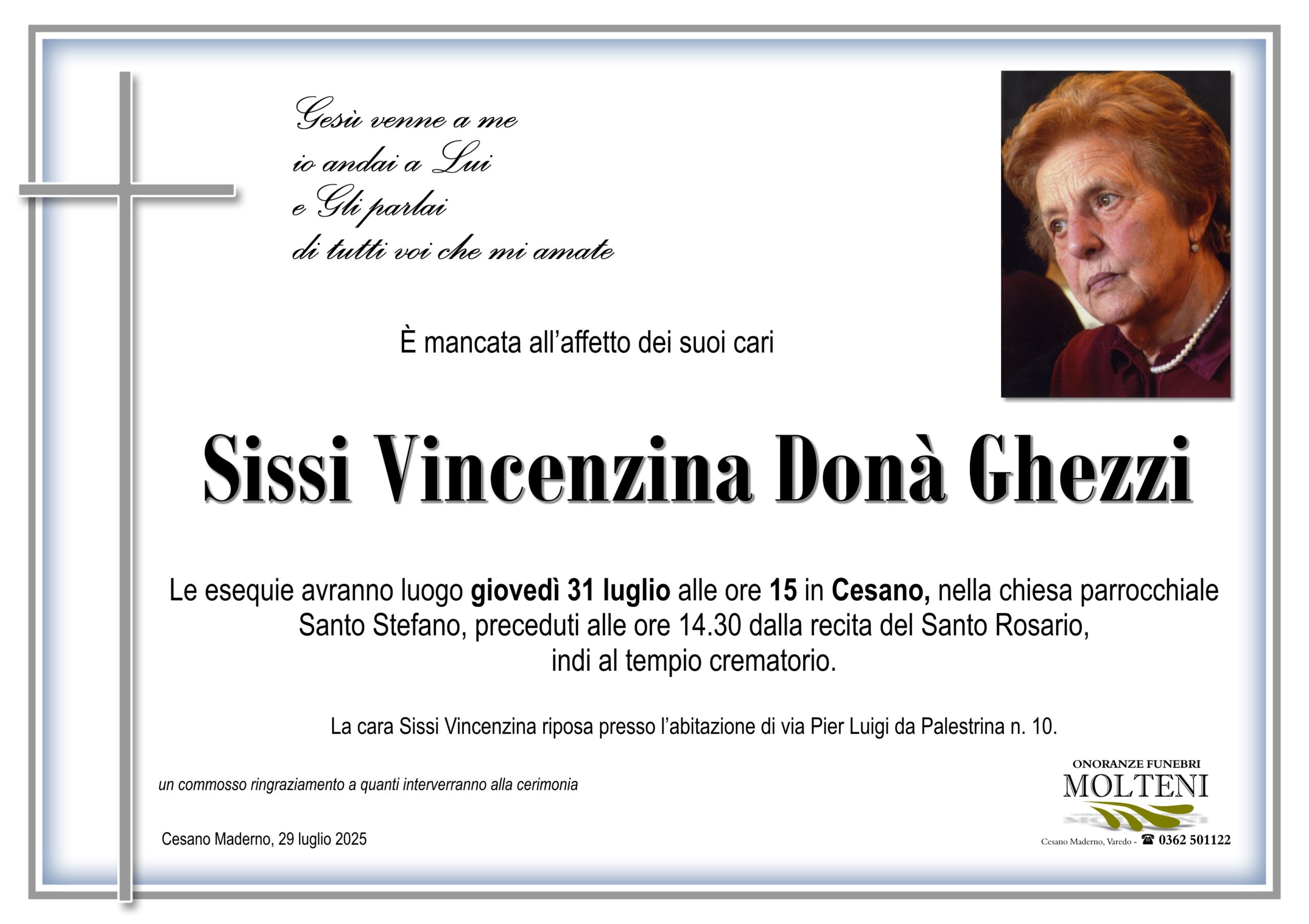 Sissi Vincenzina Donà Ghezzi<p>