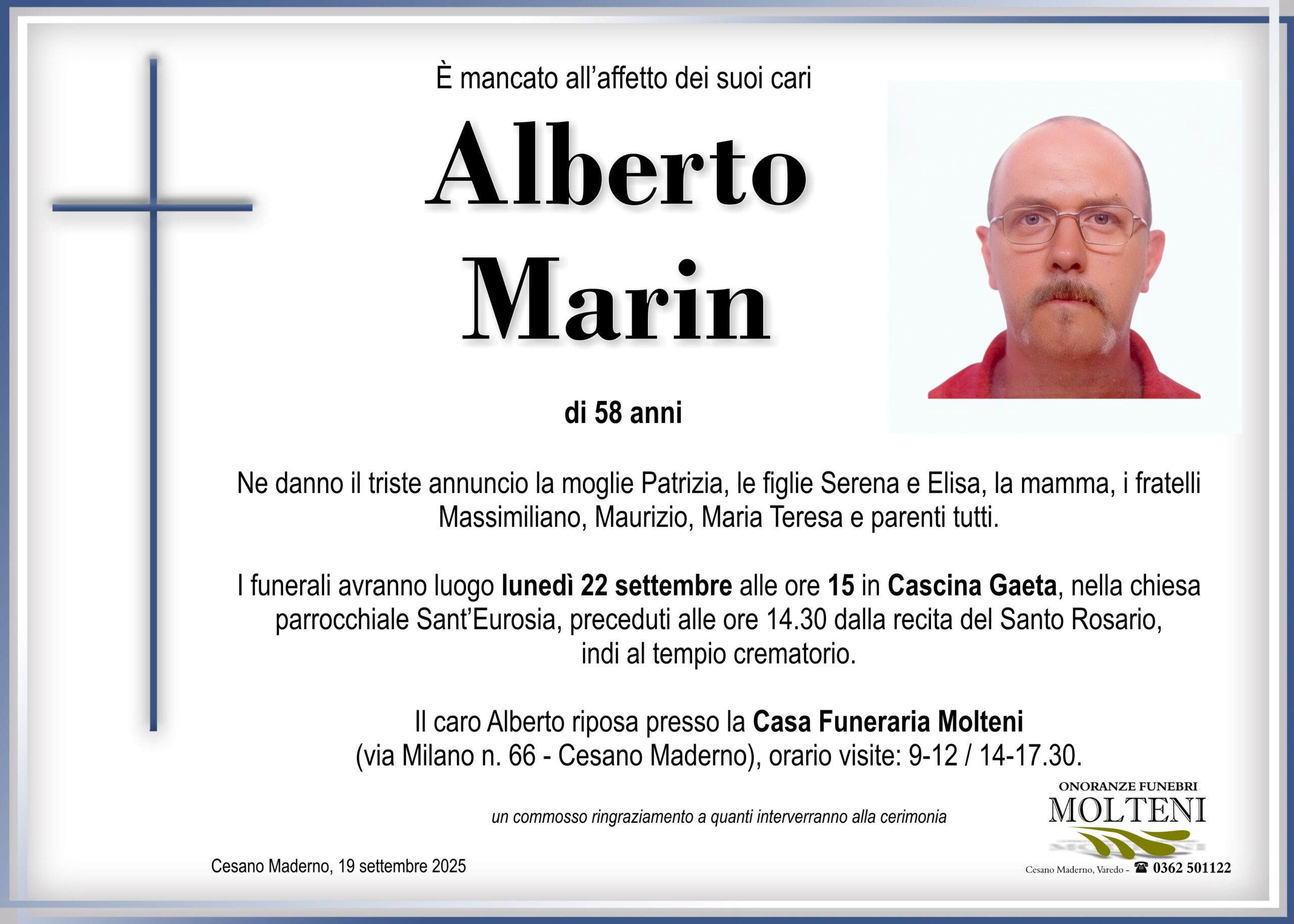 Alberto Marin<p>Classe 1967