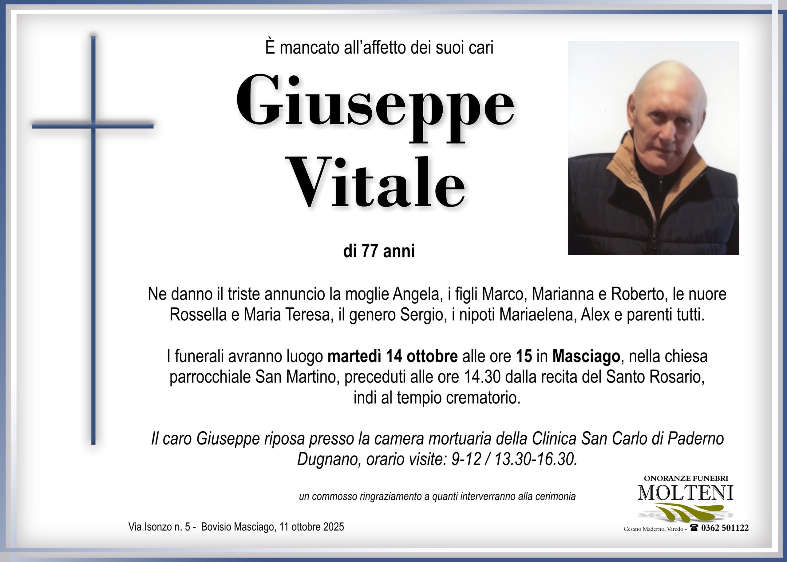 Giuseppe Vitale<p>Classe 1948