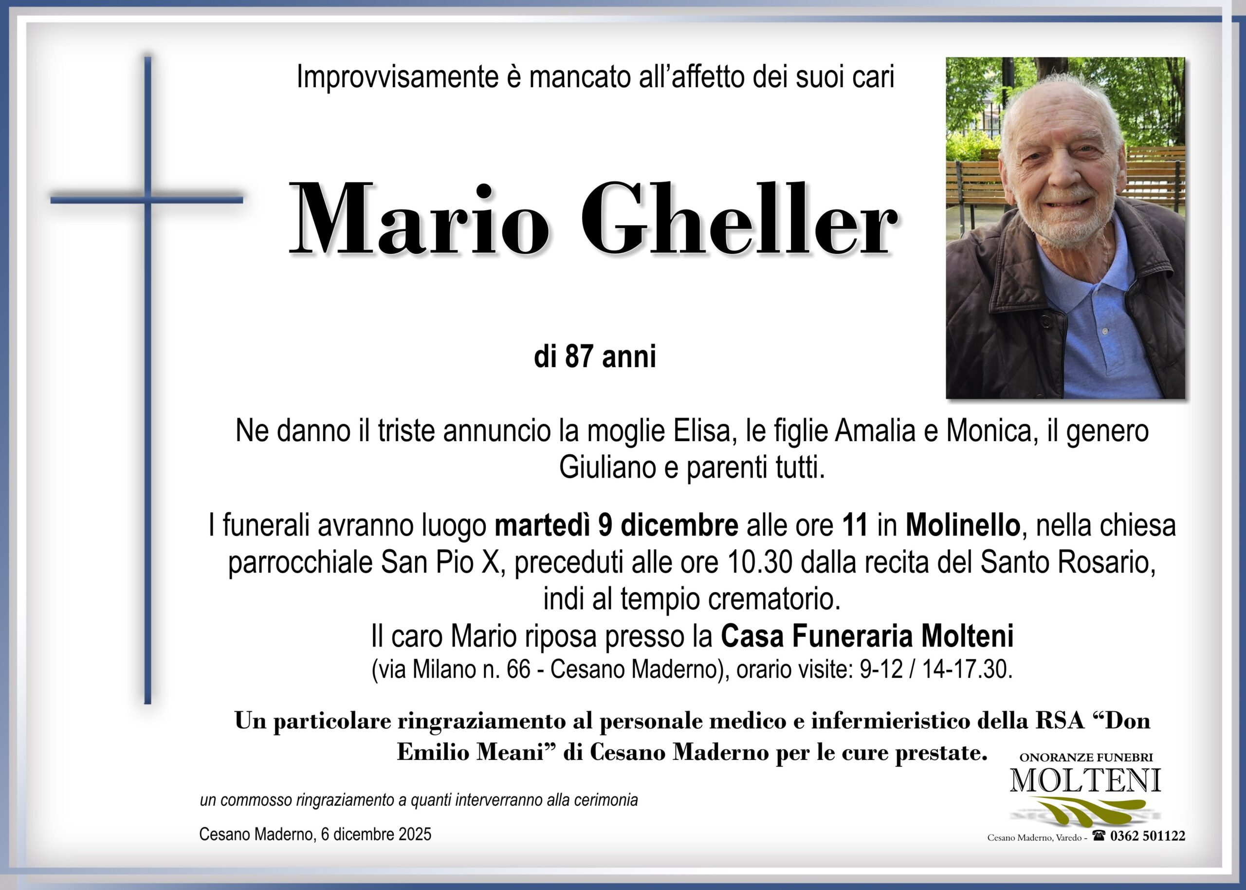 Mario Gheller<p>Classe 1938</p>