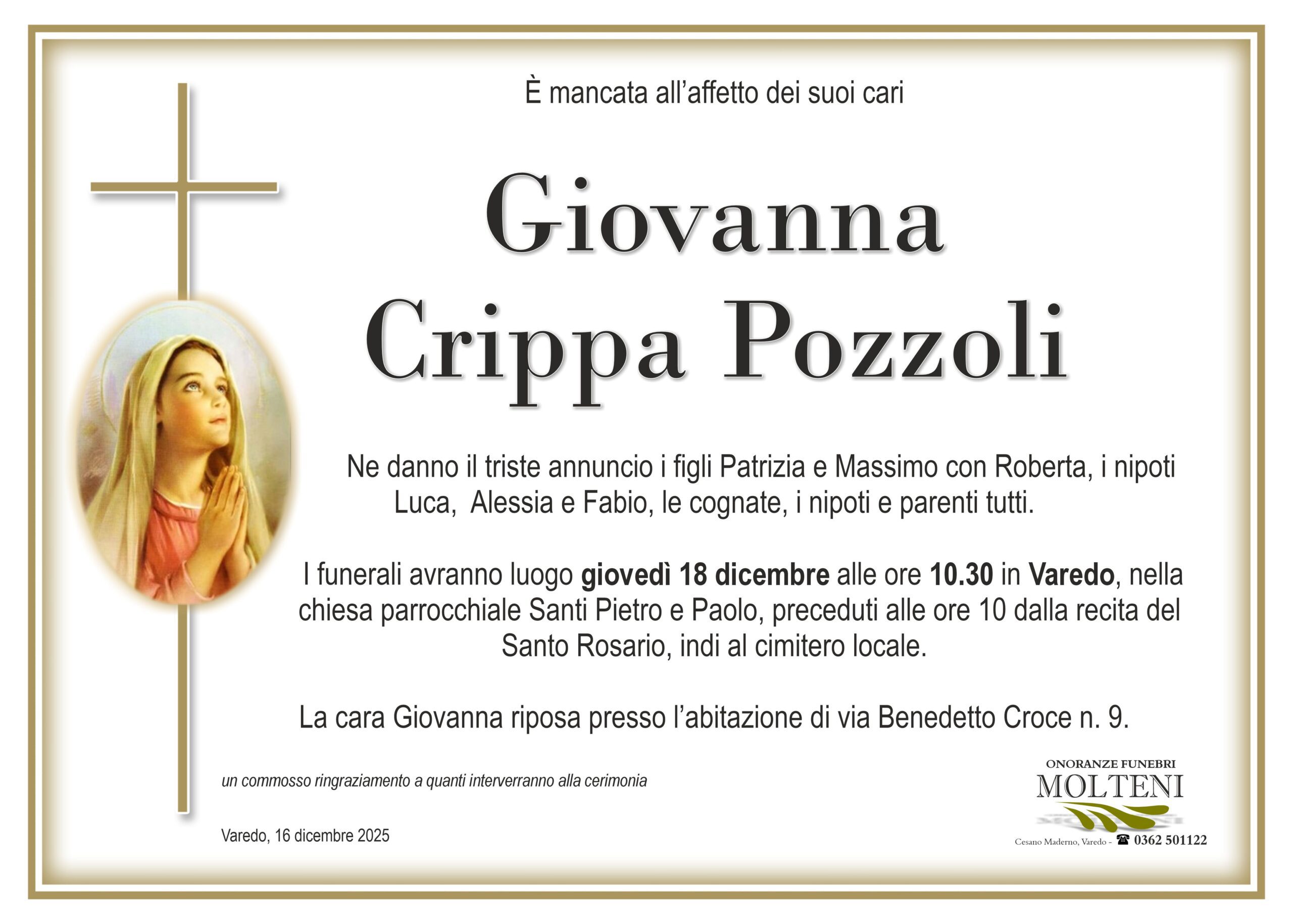 Giovanna Crippa Pozzoli<p>