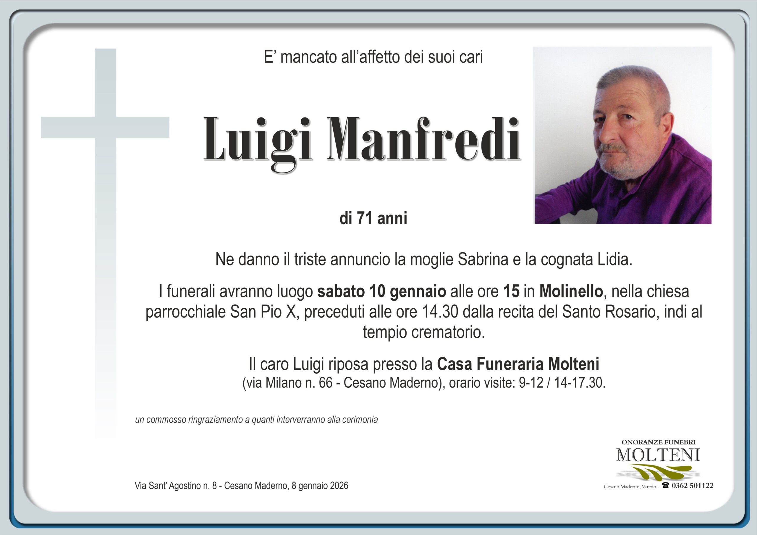 Luigi Manfredi<p>Classe 1954