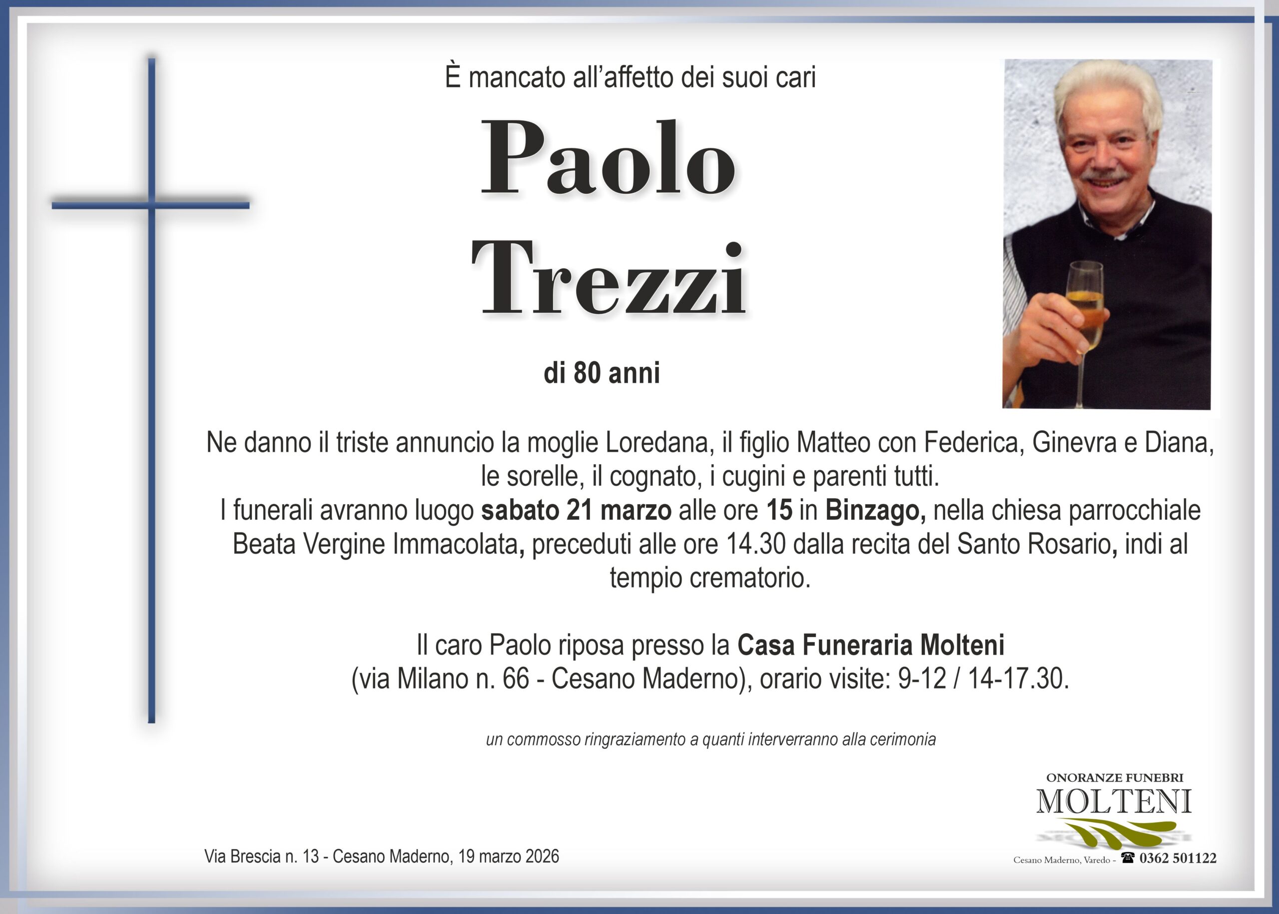 Paolo Trezzi<p>Classe 1945